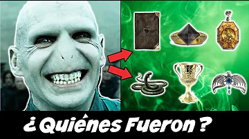 ¿Cuáles son los 7 objetos de Voldemort?