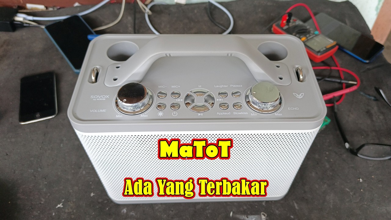 Servis Speaker Sovox TF-EB12 Rusak Tidak Hidup