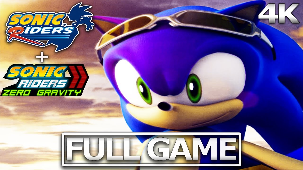 SONIC RIDERS + ZERO GRAVITY Full Gameplay Walkthrough / No Commentary【FULL GAME】Graphics Mod 4K