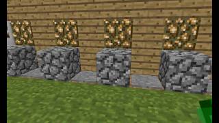 Minecraft-4 button combination lock system