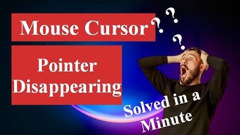 Fix Mouse Cursor & Pointer Disappearing #mousecursor #mouse
