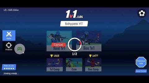 Cool glitch in 1v1.lol box fight