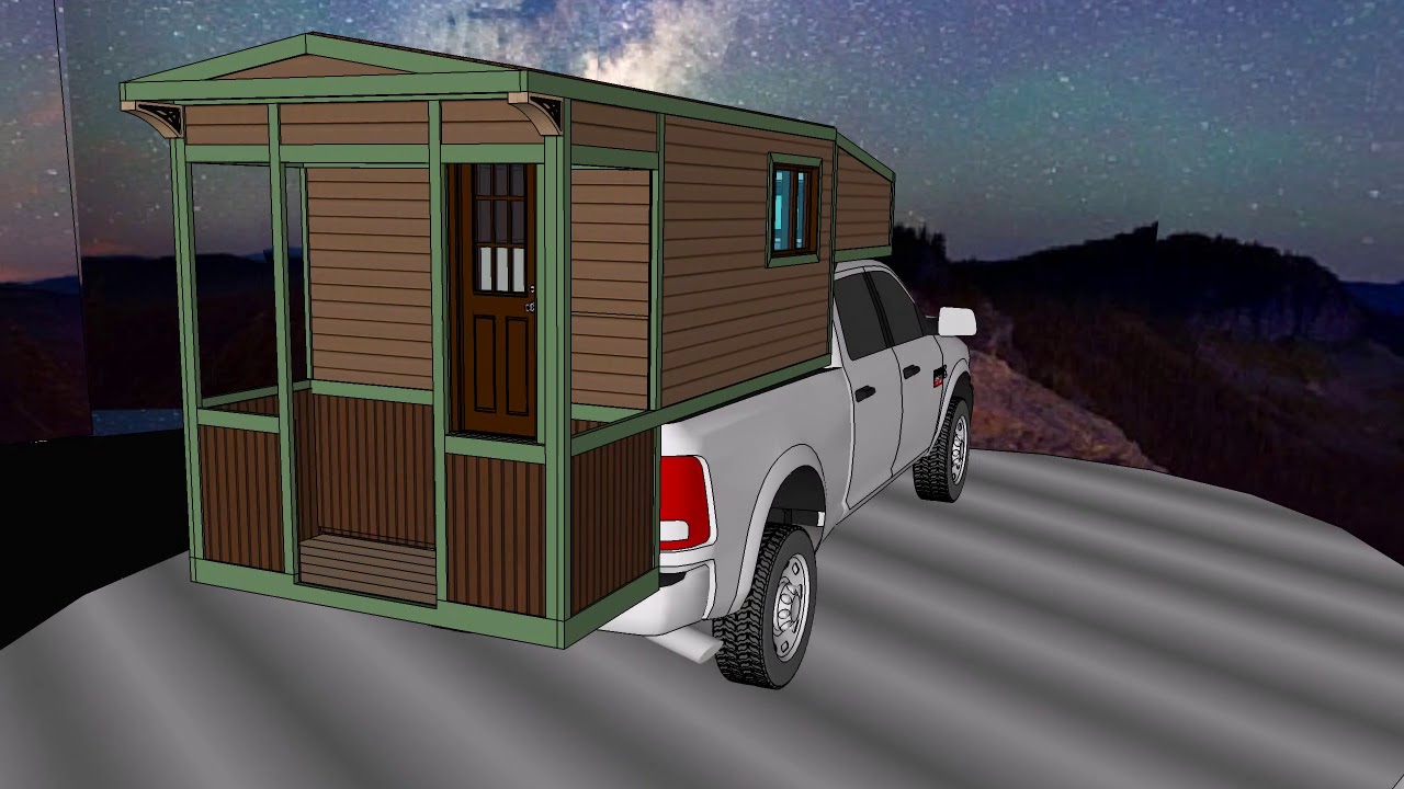 Tiny House Truck Camper SketchUp Tour YouTube