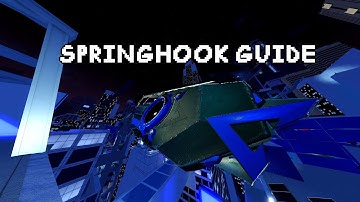 How to use the BRAND NEW Springhook in Parkour Reborn ( horizontal non-short version )