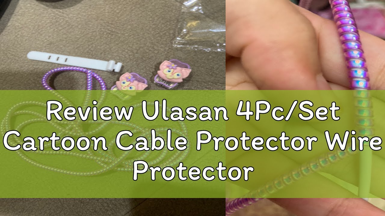 Wire Ip Protector Review Ulasan 4Pc/Set Cartoon Cable Protector Wire Protector Compatible ...
