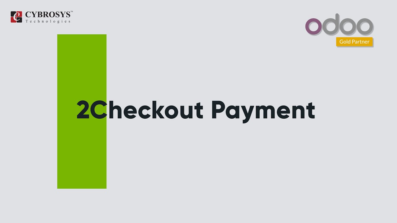 2 Checkout Payment in  Odoo