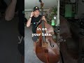 How to hear yourself better in orchestra when playing double bass