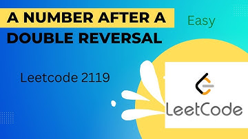 2119. A Number After a Double Reversal || In Java || Leetcode Problem #leetcode