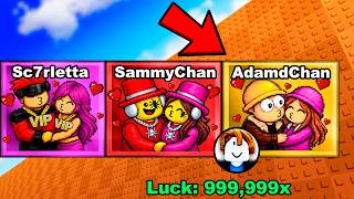 I Found GIRL ADMIN Zones In Kick A Lucky Block!