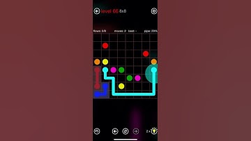 Flow Free Level 66 [ 8x8 ] Mania #shorts