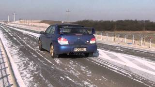 subaru sti impreza 400hp start palenie laczków opon drifting starti...