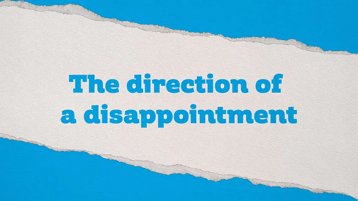 Jesse Willis - The Direction of a Dissapointment