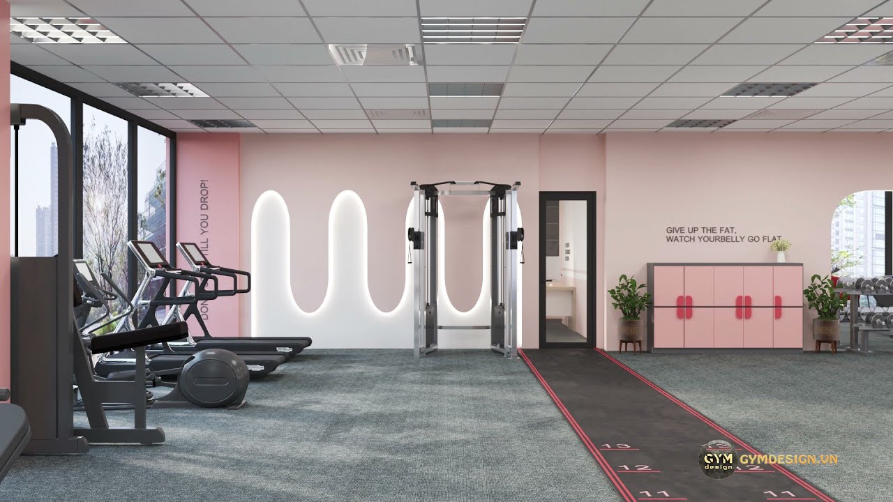 tập gym nữ ở hà nội New 2022 Phòng tập gym nữ Ladysfit Gym || CS An Bình, Cổ Nhuế, HN