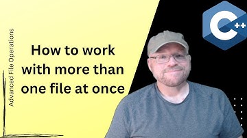 C++ Tutorial: How to work with more than one file at a time