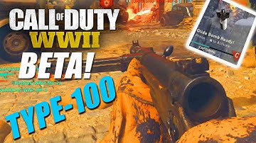 Call Of Duty: WW2 -  "Type 100" Gameplay + The Glide Bomb is fun! WW2 MP Beta