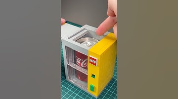 Working Lego Soda Vending Machine with Safe #lego