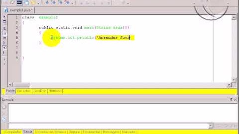 Video Aula Programacao java j2se  - instalando Java e o Gel