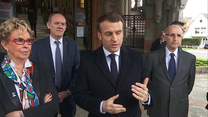 Sortie du bureau de vote, le message du Président Emmanuel Macron à tous les Français.