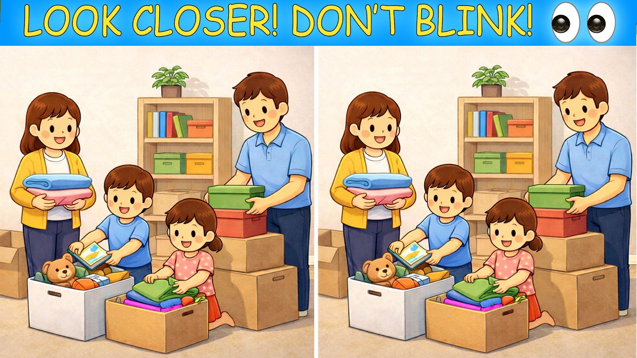 Spot 3 Difference | LOOK CLOSER! DON’T BLINK!