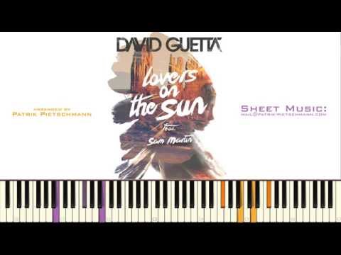 David Guetta - Lovers On The Sun (Piano Version) + Sheet Music