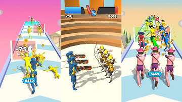 Human Evolutionrun 3d in All Levels Max Level Gameplay iOS & Android Walkthrough