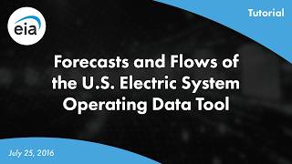 United States Electric System Operating Data Tool Tutorial - Part 4