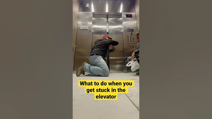 Getting stuck in the elevator no problem #highrise #construction #elevator #escape - DayDayNews