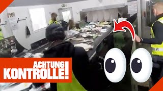 Gebrauchtes Kondom In Der Papier-Sortieranlage? 12 Kabel Eins Achtung Kontrolle