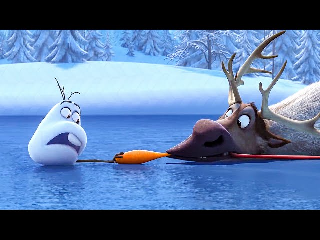 Frozen - Olaf vs. Sven - Learning Present Progressive