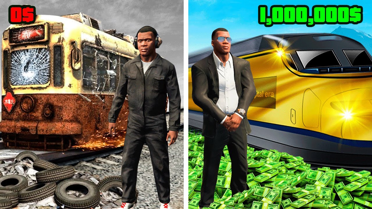 PASO de MAQUINISTA POBRE a MILLONARIO en GTA 5!