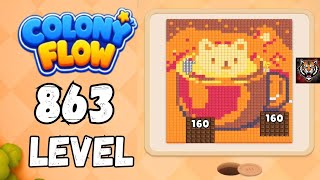 Colony flow Level 863 Walkthrough Solution