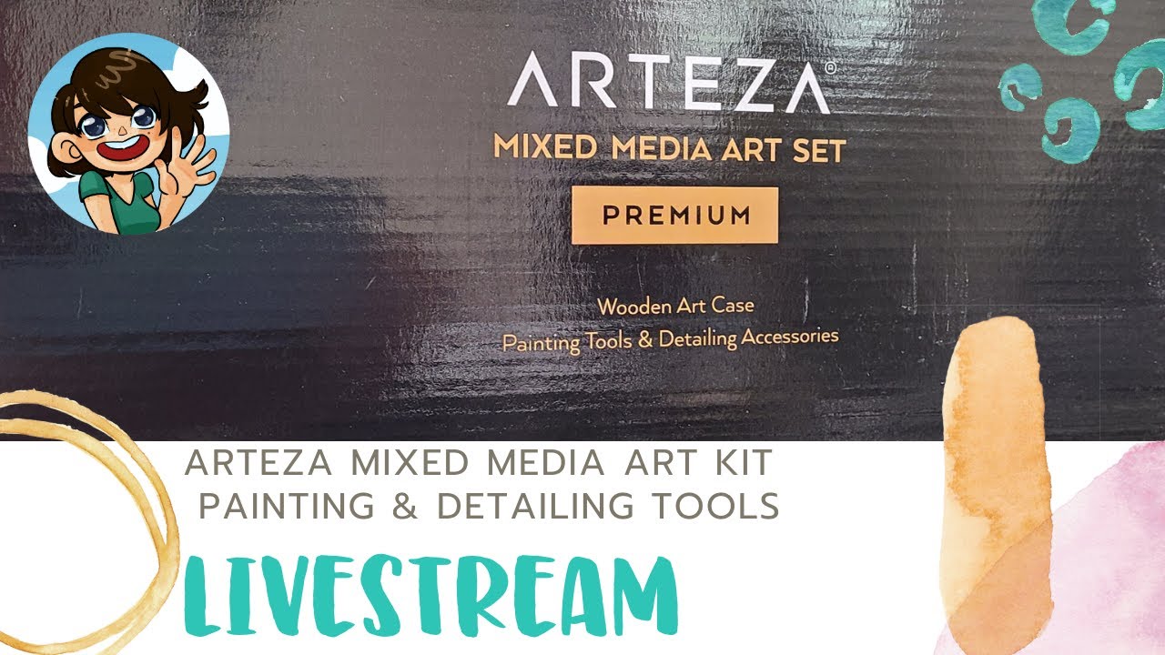 ARTEZA Arteza Mixed Media Art Set Art Supply- Drawing Kit For Artists and  Beginners at