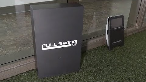 Full Swing Kit Launch Monitor Indoor Setup
