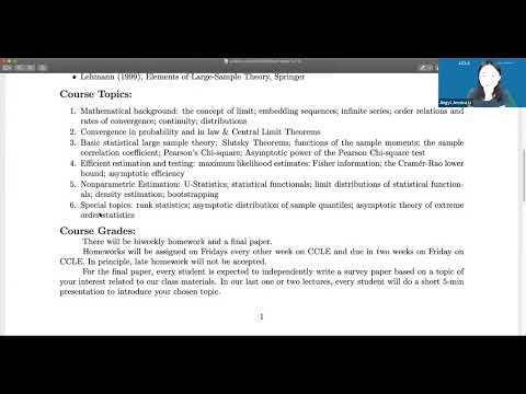 STATS 203 - Large Sample Theory - Lecture 1 (Intro & Math Background)