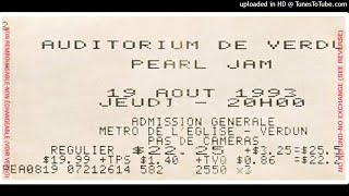 Pearl Jam - The Kids Are Alright - Montreal (August 19, 1993)