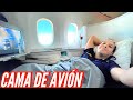 10 HORAS viajando en la CAMA DE UN AVIÓN 🇪🇸😱 | ✈️ CapiTienda