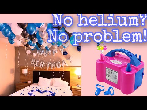 HUR MAN HÅLLER BALLONGER UPP UTAN HELIUM