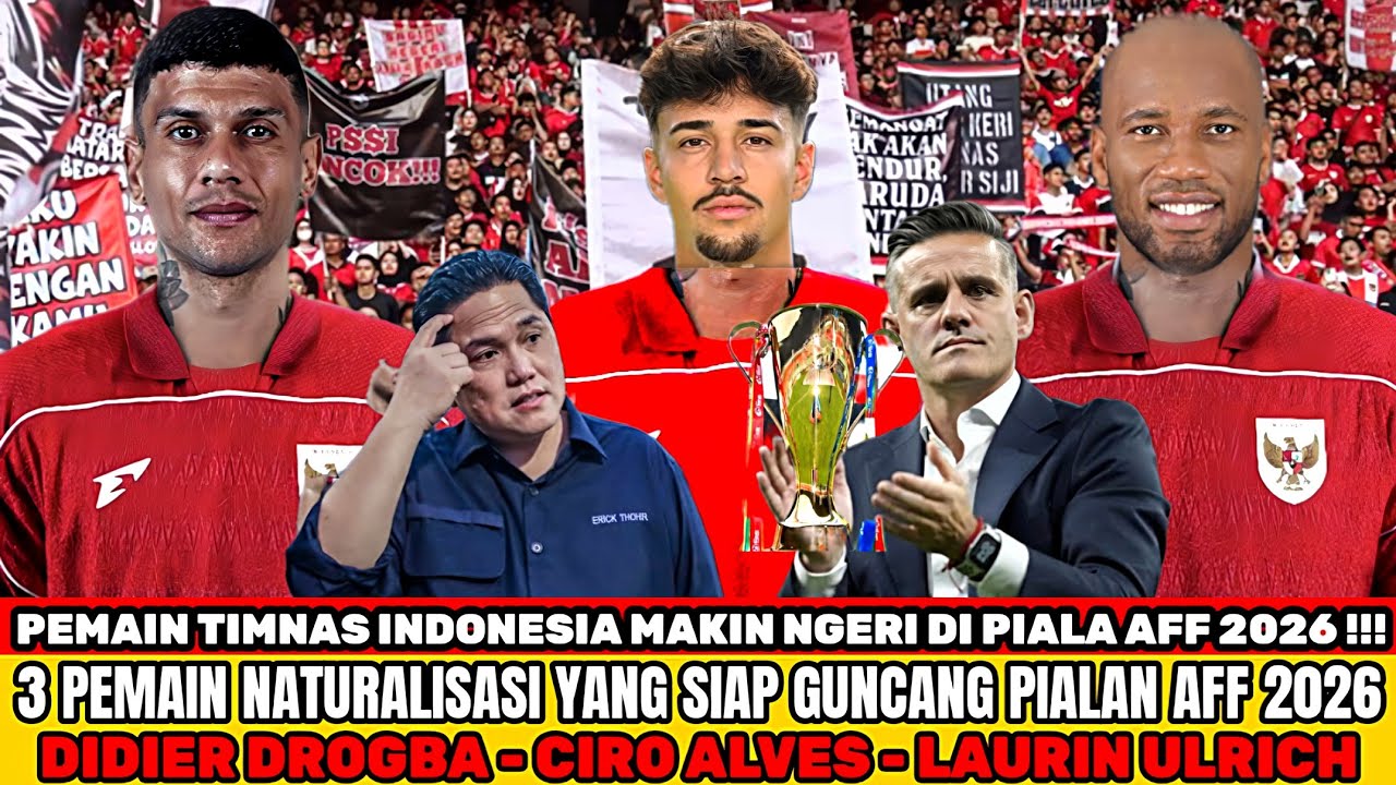 AUTO GEGER!! 3 Pemain Naturalisasi Baru Timnas Indonesia Yang SIAP GUNCANG PIALA AFF 2026