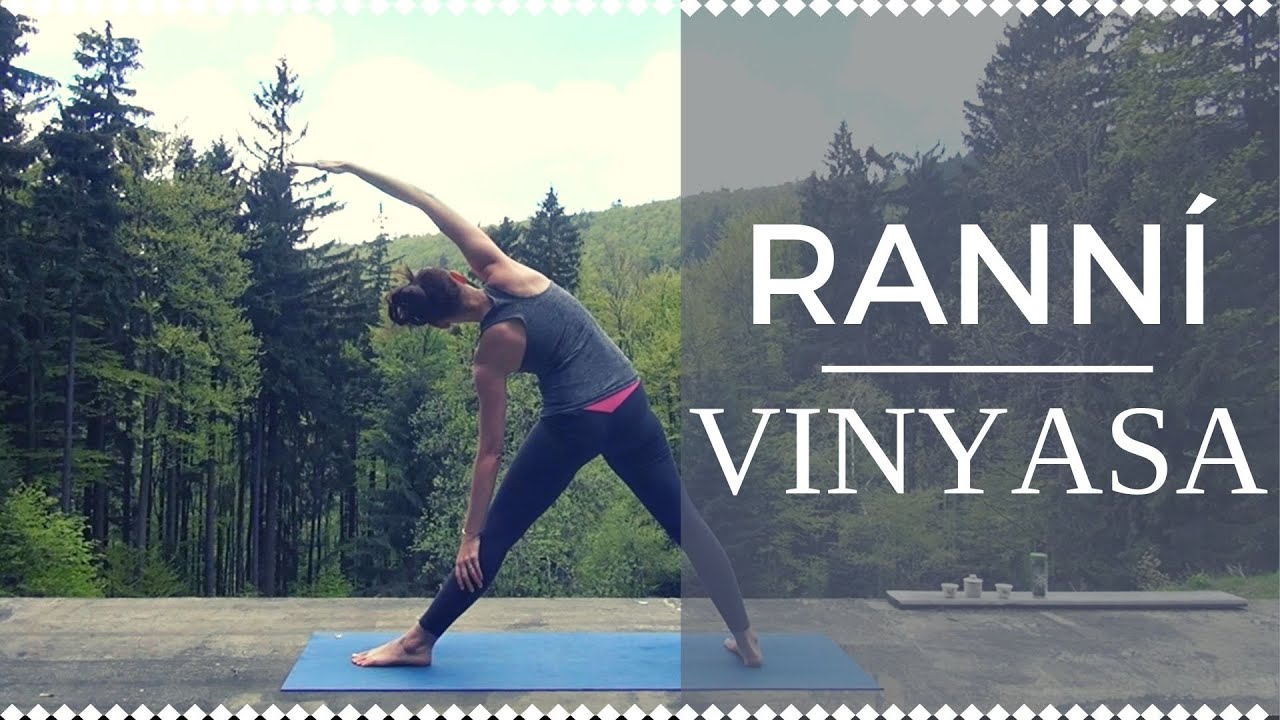 RANNÍ VINYASA JÓGA – 30 minut jemného protažení pro energii a klid । #1 Jóga z lesa