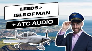 Leeds to Isle of Man Ronaldsway EGNS Runway 08 Flight + Cockpit Audio screenshot 3