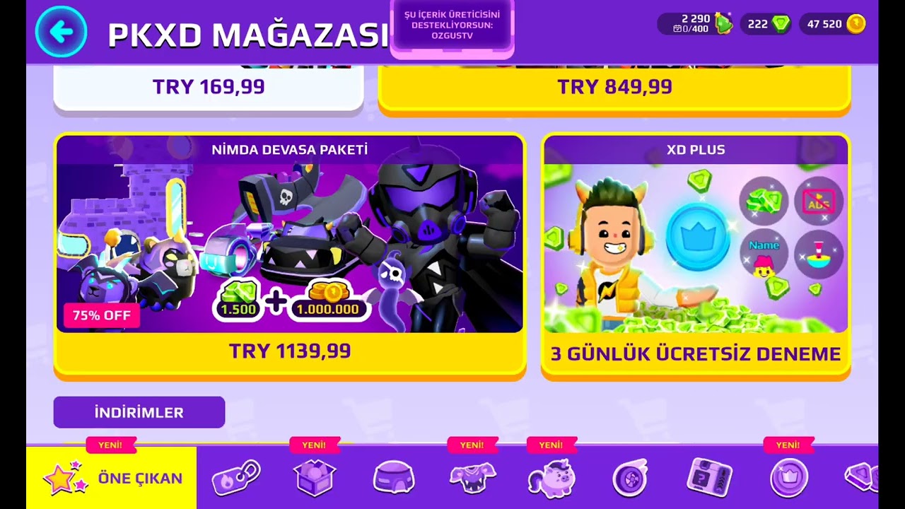  Pkxd de Xd plus 87 TL ye değer mi xd plus aldım ismim mavi 