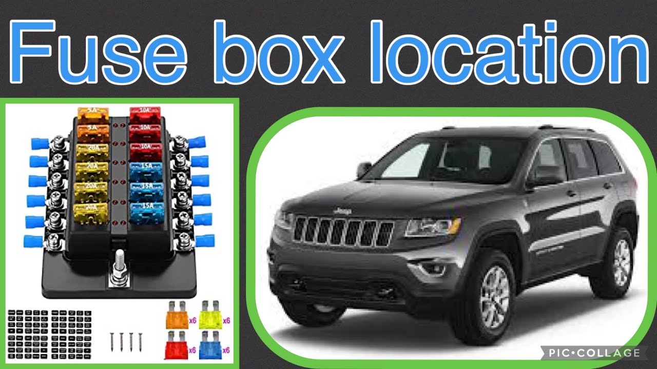 The fuse box location on a 2016 Jeep Grand Cherokee YouTube