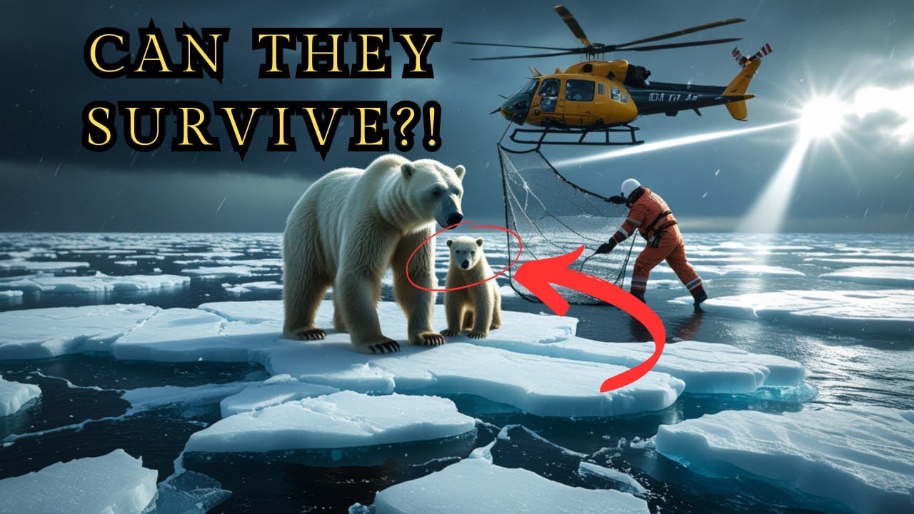 Incredible Polar Bear Rescue – Stranded on Melting Ice! - YouTube