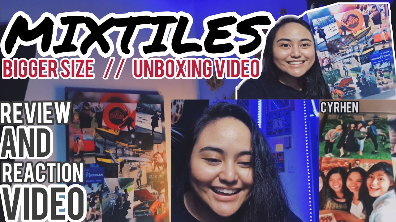 Mixtiles : Bigger Size // Unboxing bday Gift - Review & Reaction Video