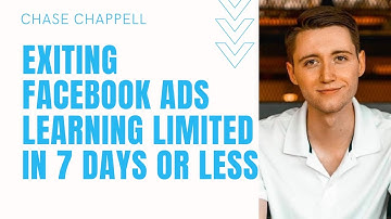 Facebook Ad Learning Phase & How To Exit Learning Limited In 7 Days or Less