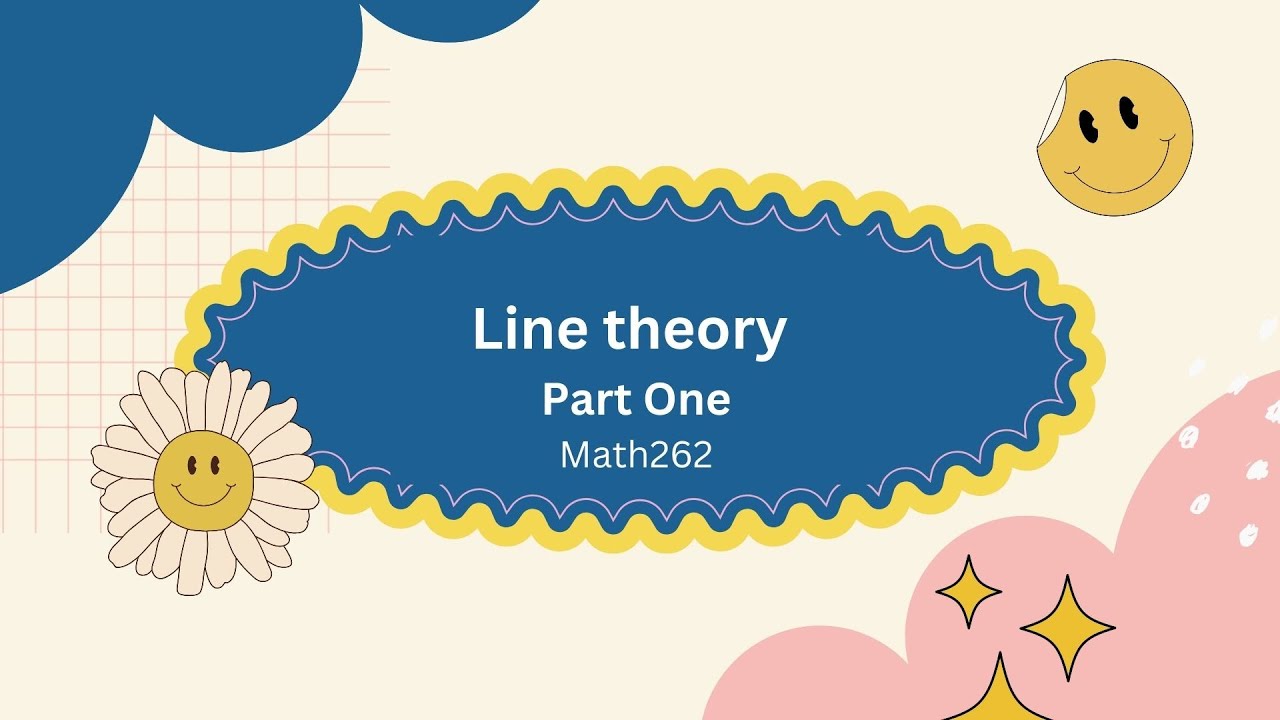 Line Theory Unveiled: Equations, Graphs, and Applications