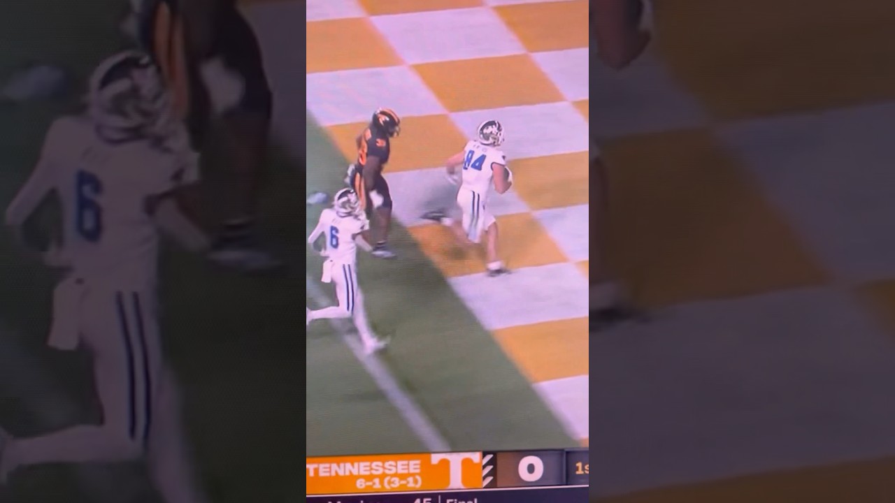 KENTUCKY QB BROCK VANDERGRIFF TD TO TE JOSH KATTUS VS. TENNESSEE VOLUNTEERS IN 2024. 