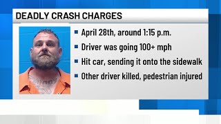 Marshall man charged after 110 mph rear-end collision kills woman, injures pedestrian
