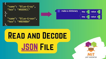 Read JSON in MIT App Inventor | How to Decode JSON File | MIT App Inventor File #json #appinventor