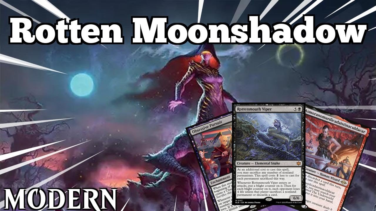 Making Moonshadow CRAZIER & SCARIER | Rotten Moonshadow | Modern | MTGO